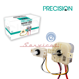TIMER CUADRADO 7 CABLES - 2 SUJECIONES RECTAS PRECISION LAVADORA DOBLE TINA MABE