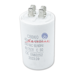 CAPACITOR DE MARCHA 45UF A 250VAC LAVADORA WHIRLPOOL - ELECTROLUX