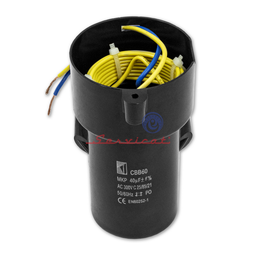 CAPACITOR DE MARCHA 40UF A 250 - 300VAC LAVADORA ELECTROLUX - FRIGIDAIRE