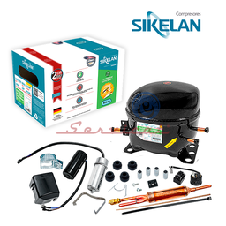 COMPRESOR 1/5HP - R134A - LBP ORIGINAL SIKELAN REFRIGERADORA TODAS LAS MARCAS