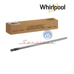 EJE METÁLICO DE AGITADOR 19 ESTRÍAS - LONG: 54CM  ORIGINAL LAVADORA WHIRLPOOL