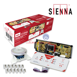 KIT DE TARJETAS ELECTRÓNICAS CONTROL Y POTENCIA 12 CONECTORES-120V SIENNA LAVADORA TODAS LAS MARCAS