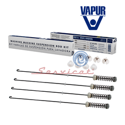KIT BARRAS DE SUSPENSIÓN 65CM VAPUR LAVADORA WHIRLPOOL