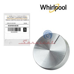 PERILLA PLÁSTICA DE TIMER CON VÁSTAGO MEDIA LUNA ØEXT: 6.1CM ORIGINAL SECADORA WHIRLPOOL