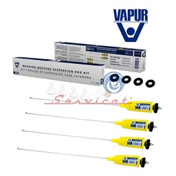 KIT BARRAS DE SUSPENSIÓN AJUSTABLES 48CM A 62CM VAPUR LAVADORA TODAS LAS MARCAS